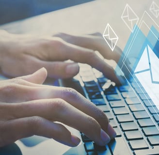 a person typing on a laptop computer keyboard-Diploma In Digital Marketing