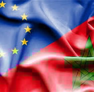 flags of morocco and european union