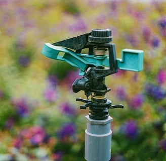 žemės ūkio laistymo sistemos įsmeigiamas purkštuvas 360 laipsniu