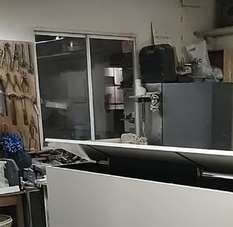 Imagen del taller donde se realizan los trabajos