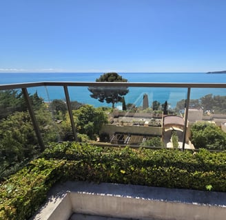 garde corps mer eze maison piscine french riviera nice miroiterie