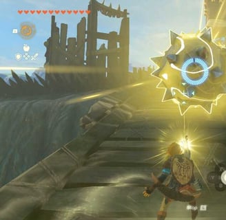 Usando la Ultra Mano Link puede incluso regresar el tiempo para devolver ataques enemigos