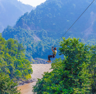 Zipline in Rishikesh