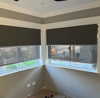 Day and night roller blinds example