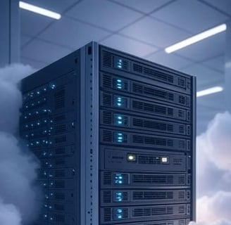 a server server in the cloud