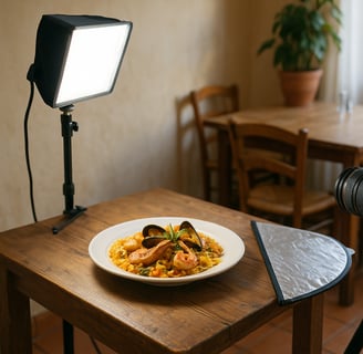 a camera and a camera on a table