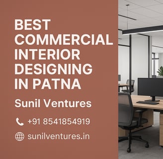 commercial interior designing for sunil ventures
