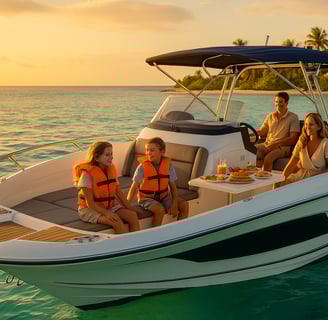 sortie bateau famille guadeloupe