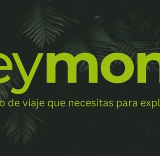 a green and black background with the words heymondo