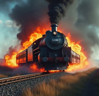 Supply train derailment executed by Virginia Hall during WWII