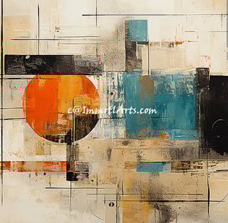 ImmrtlArts : Colorful perspectives abstract painting description