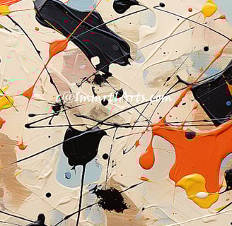 ImmrtlArts : Muddling Love abstract painting description