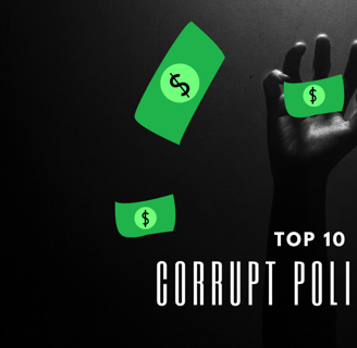 a hand holding money on a black background