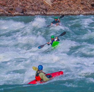 Kayaking in Rishikesh 