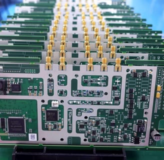 Application of High-Volume PCB Assembly services by Omini for large-scale production needs.