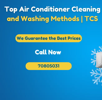 Top Air Conditioner Cleaning and Washing Methods | TCS