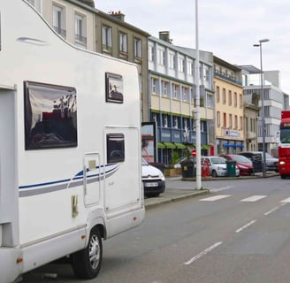 arrivée des convois Bouglione dans la Ville de Brest