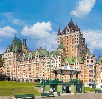 Chateau Frontenac in Quebec historic center