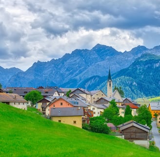 Village of Guarda, Switzerland