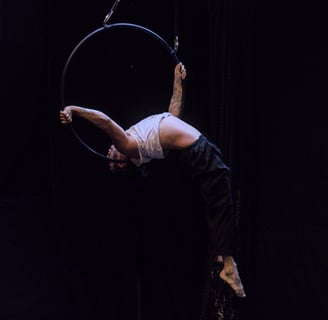 Ronan Garcia no Aerial Celebration Experience