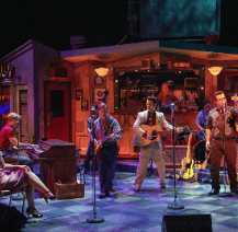 Million Dollar Quartet set design