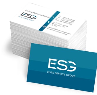 Business card design for ESG