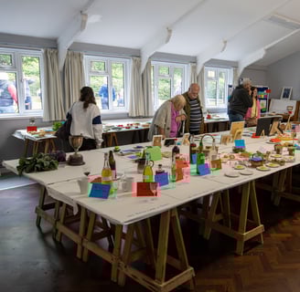 Cwmdu Village hall during the annual cwmdu and district show