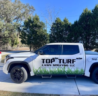 Top Turf Truck with logo