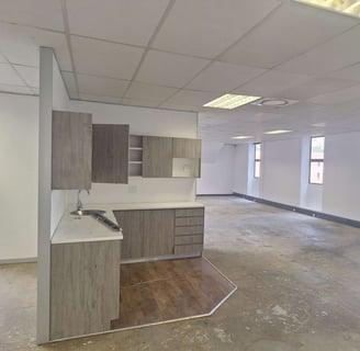 Commercial office space renovation project, Wellington Road, Parktown