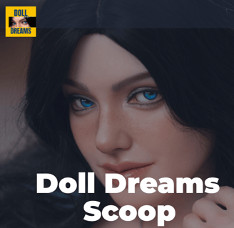 the cover of Doll Dreams Scoop newsletter with Ivy on the cover