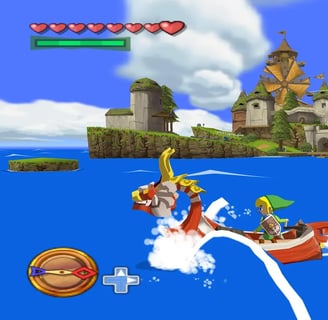 Es toda una aventura explorar el basto océano para esta entrega origial para Game Cube