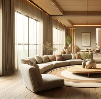 Conversational Feng Shui Living Room