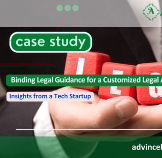 Binding Legal Guidance for a Customized Legal Approach: Insights from a Tech Startup