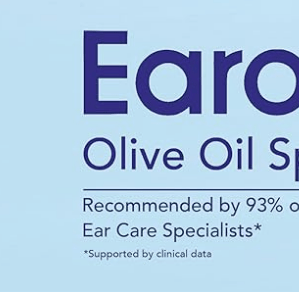 a bottle of Earol olive oil spray on a blue background