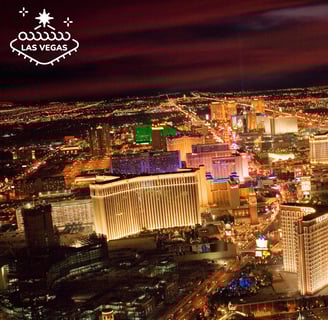 a cityscape of a city at night