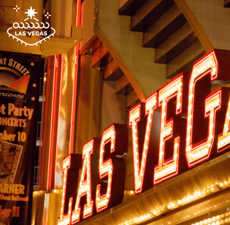 a casino sign that says Las Vegas