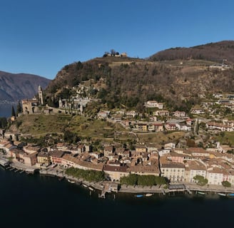 Costruzione a morcote in ticino