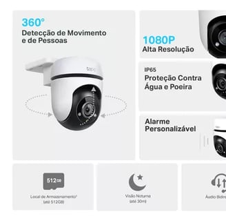 descrições da Câmera TP-Link Tapo C500