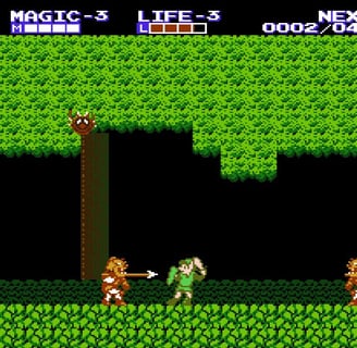 El cambio a scroll lateral causo el disgusto de los jugadores en Links Adventure