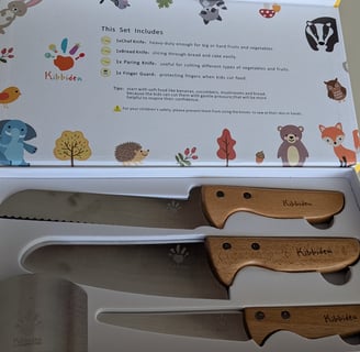 Toddler safe knives