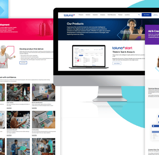 a variety of different types of website pages