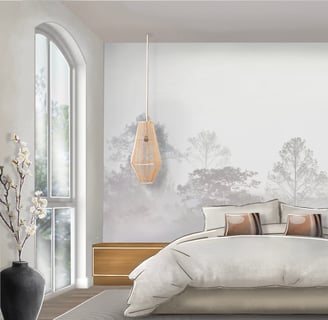 Dessin d'une chambre de style Janpendi