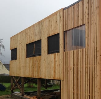 Extension en ossature bois
