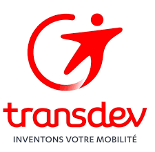 Logo de Transdev entreprise de mobilité urbaine avec qui nous travaillons et sommes partenaire