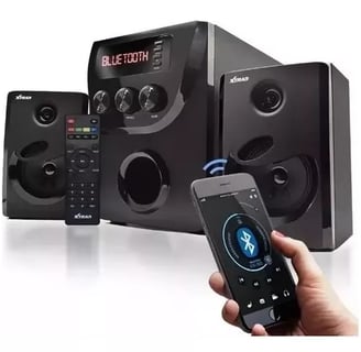 Mini System Xtrad XDG-13 preto com bluetooth 20W de potência - 127/220V