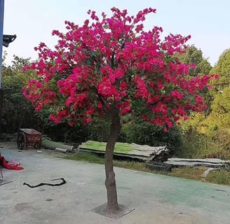 Árboles Artificiales de Ciruelo - Árbol de buganvilla Artificial grande - para decoración Interior y