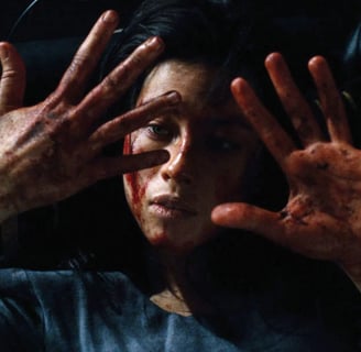Bloody scene from the 2008 movie Martyrs