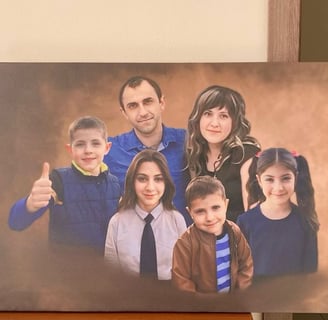 tablou personalizat pentru familie cadou la comanda