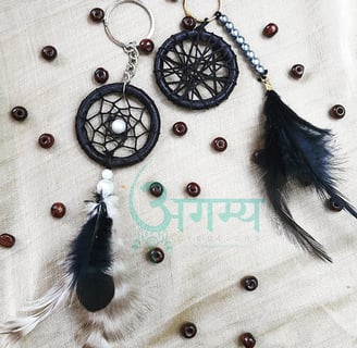 agamya black dreamcatcher