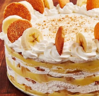 Banana pudding icebox cake from Delish
